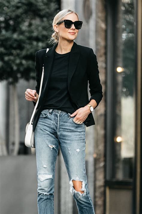 how to make black blazer look awesome on you easy guide 2020 in 2020 black blazer outfit