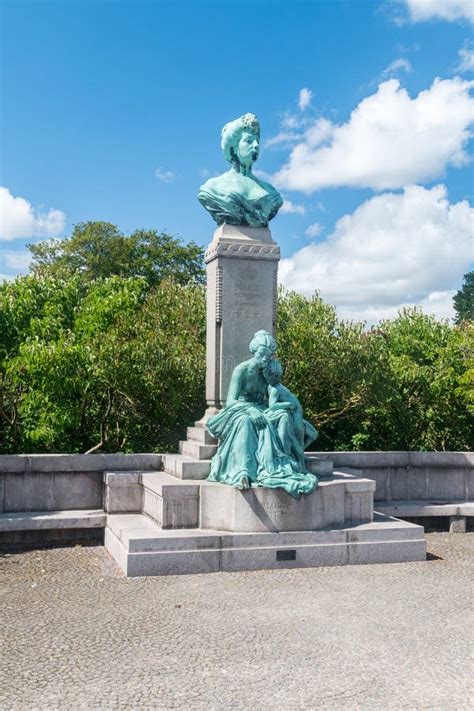 Bust And Statue Of Princess Marie Of Orleans At Langelinie Copenhagen