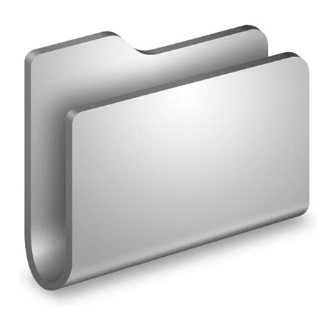 Generic Metal Folder Icon Alumin Folders Iconpack Wil Nichols