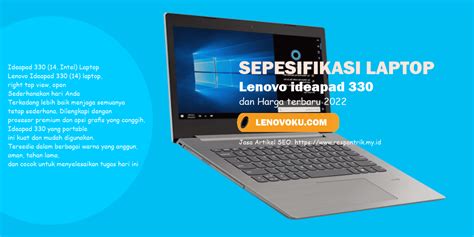 Spesifikasi Laptop Lenovo Ideapad 330 Dan Harga Terbaru 2022