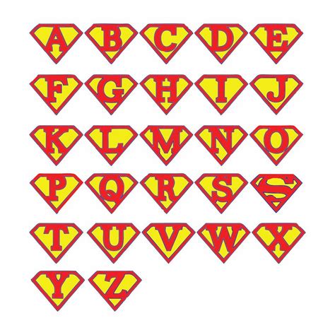 Superheroalphabetletters Superhero Letters Superhero Alphabet