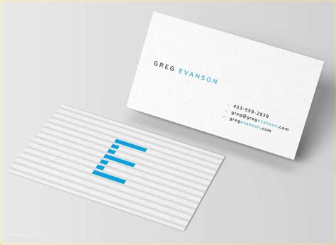Photo Business Cards Templates Free Of 5 Free Modern Business Card