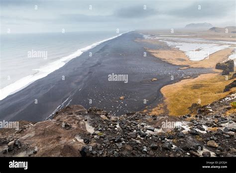 Icelandic Coastal Landscape Atlantic Ocean Rocky Coast Vik Iceland