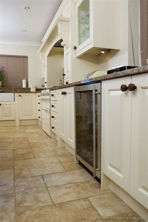 Kitchen White Cabinets Tile Floor Hawk Haven