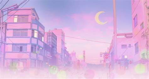 Pink Anime Aesthetic Kawaii Desktop Wallpapers Wallpaper Cave