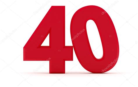 Number 40 Stock Photo By ©maziaragha 30230351