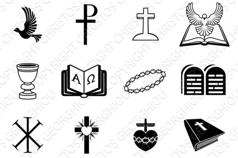 Christian Religious Signs And Symbols Masterbundles