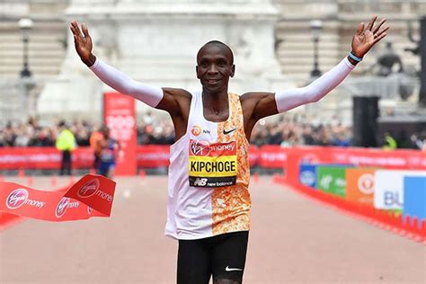 Eliud kipchoge, a kenyan runner, ran a full marathon in under 2 hours. Eliud Kipchoge and Messi nominated for Sportsman of the ...