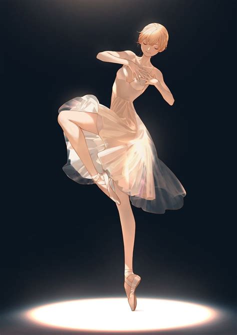 坛九 On Twitter Anime Ballet Ballerina Anime Ballet Illustration