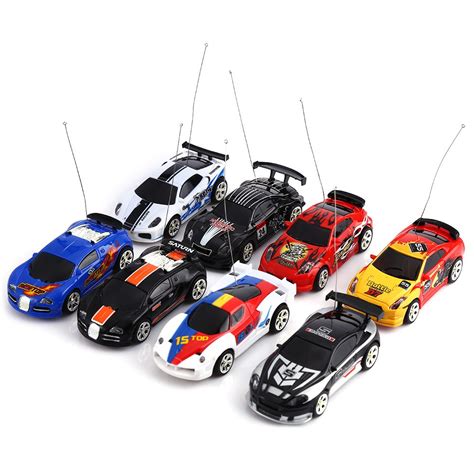 Mini Create Toys Cars Coke Can Racing Car High Speed Rc Cars Built In