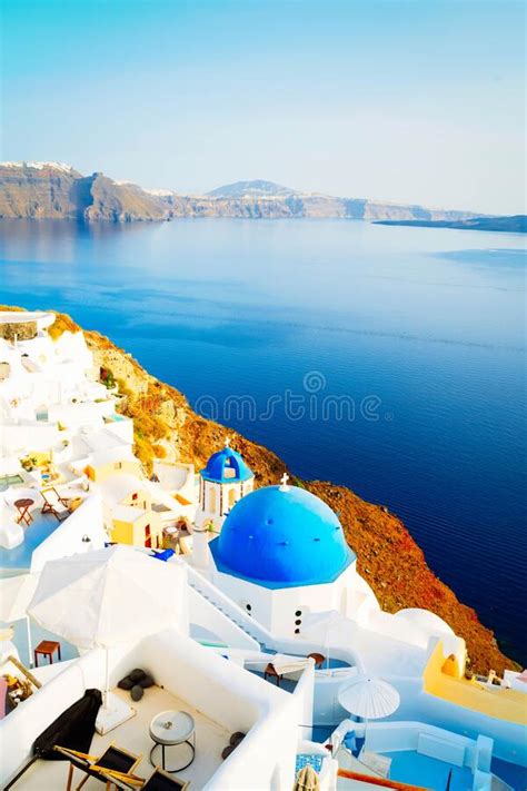 Oia Traditional Greek Village Stock Image Image Of Holiday Island