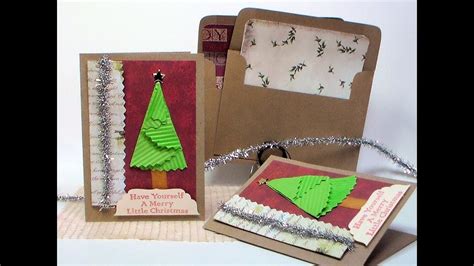 Today's card is a easel card fold using the stampin' up! quick folded christmas tree card - YouTube