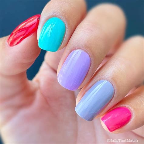 Patricia Swatches Nail Art On Instagram Another Skittle Mani To