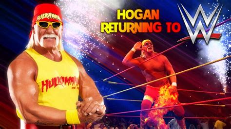 Hulk Hogan Coming Back Soon To Wwe