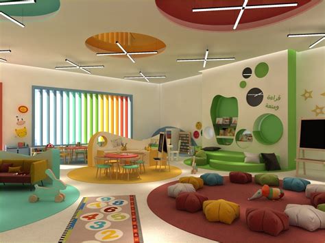 49 Fantastic Kindergarten Lobby Interior Decoration In Green Truehome