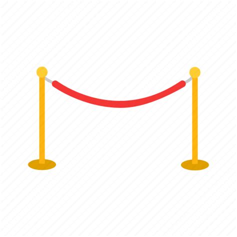 Barrier Cinema Movie Railings Red Carpet Rope Icon