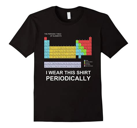 I Wear This Shirt Periodically T Shirt Funny Science T Shirt Men Brand