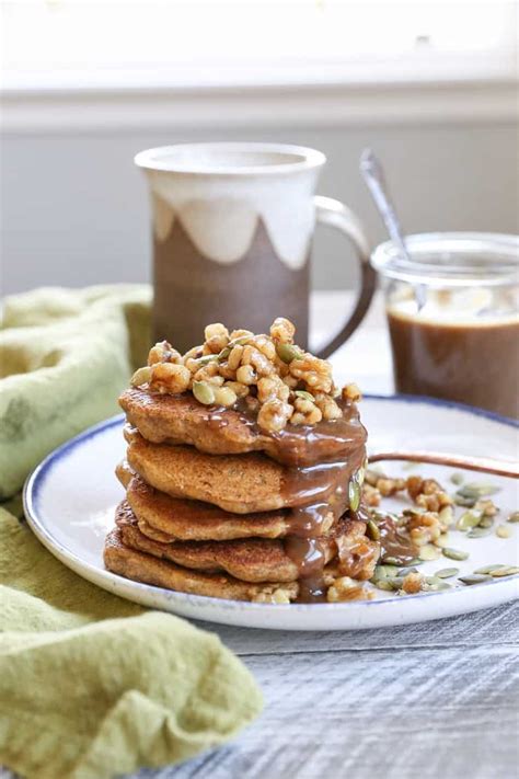 Vegan Pumpkin Pancakes The Roasted Root