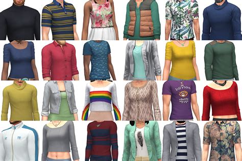 Sims 4 Maxis Clothes Recolors