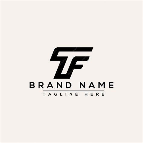 Premium Vector Tf Logo Design Template Vector Graphic Branding Element