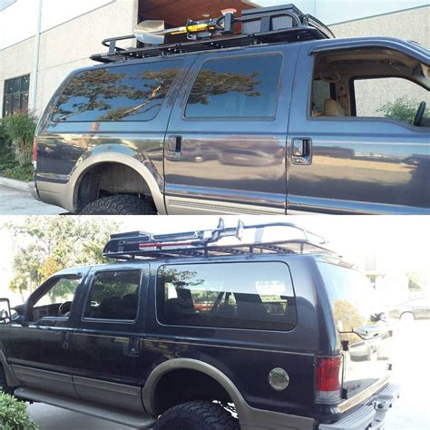 Fit 2000, 2001, 2002, 2003, 2004 ford excursion. Aluminess roof rack for @dannymillerkidd Ford Excursion ...