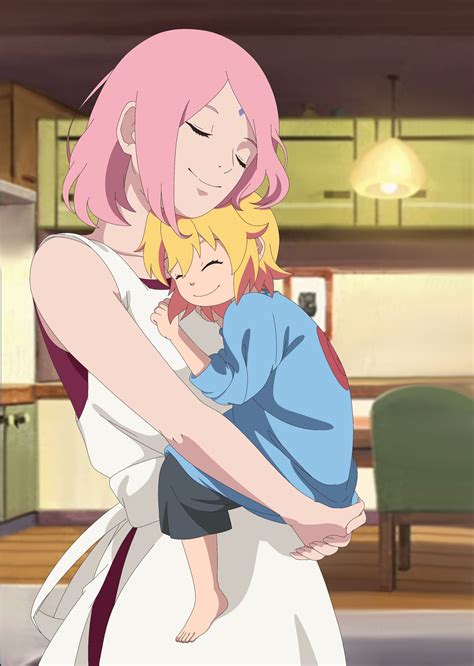 Narusaku Mother And Daughter By Army4747 On Deviantart