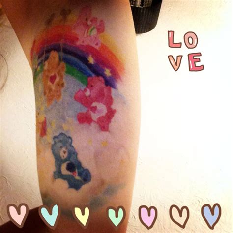 My Care Bear Tattoo Cat Tattoo Paw Print Tattoo Body Art Tattoos