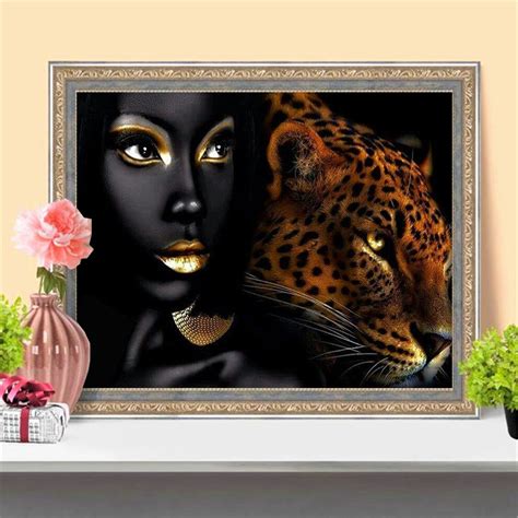 Leopard Beauty Diamond Painting Kit Stiylo