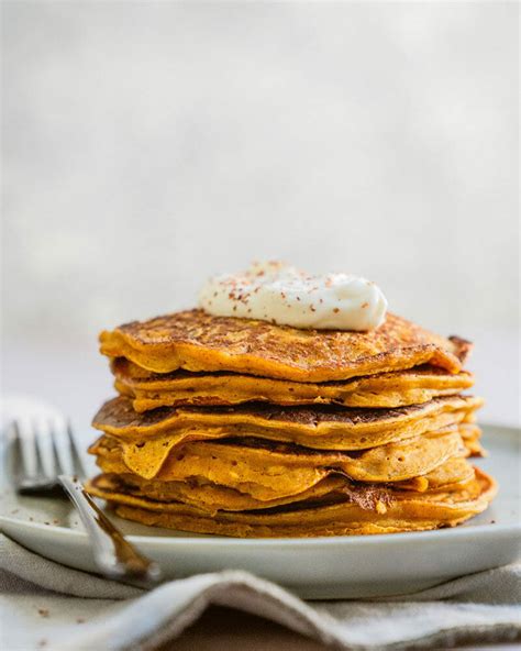 Healthy Pumpkin Pancakes A Couple Cooks