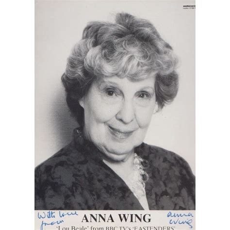 anna wing lou beale early vintage bbc eastenders hand signed cast photo on ebid united states