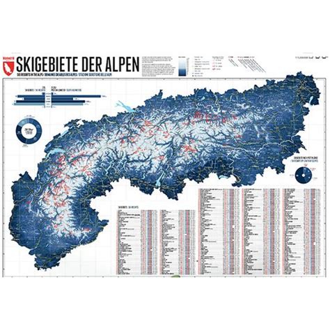Marmota Maps Regional Karte Alpenkarte 268 Skigebiete