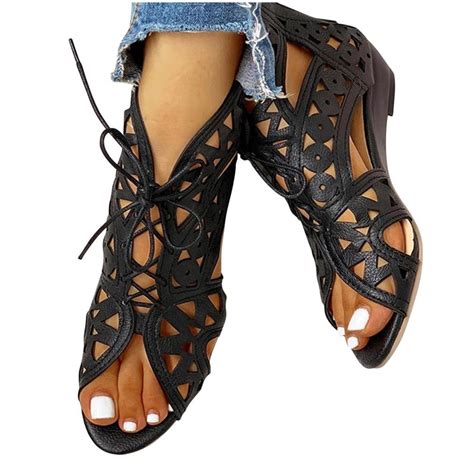 shengxiny sandals women summer new 2022 opentoe flat shoes round toe square heels sandals rivet