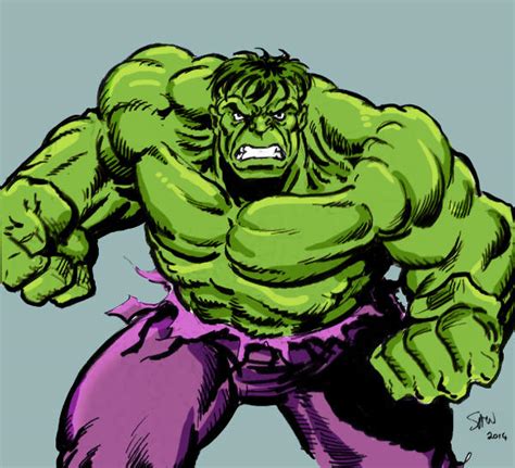 The Incredible Hulk By Simon Williams Art On Deviantart