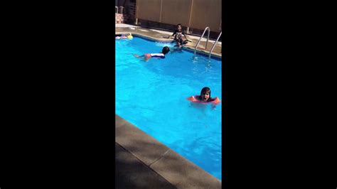 Layla Jumping In The Pool Youtube