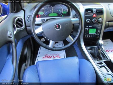 Blue Interior Photo For The 2005 Pontiac Gto Coupe 70833186