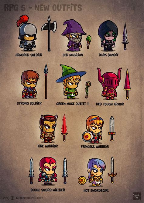 2d Game Art Characters Game Character Design 2d Game Art Rpg Character