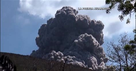 Incredible Footage Of Volcano Eruption In Nicaragua