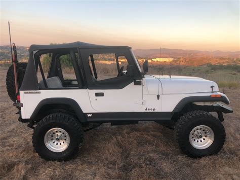 1990 Jeep Wrangler Yj 42l 6cyl Lifted Fuel Injected California