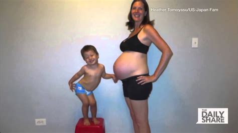 Sweet Timelapse Shows Woman S Entire Pregnancy In Seconds Youtube