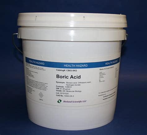 Boric Acid 5 Kg Amazonca Industrial And Scientific