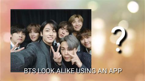 When i was a new army i thought jin and jungkook are siblings cuz they're really look alike to me#armyconfessiontime. BTS look alike using an app - YouTube