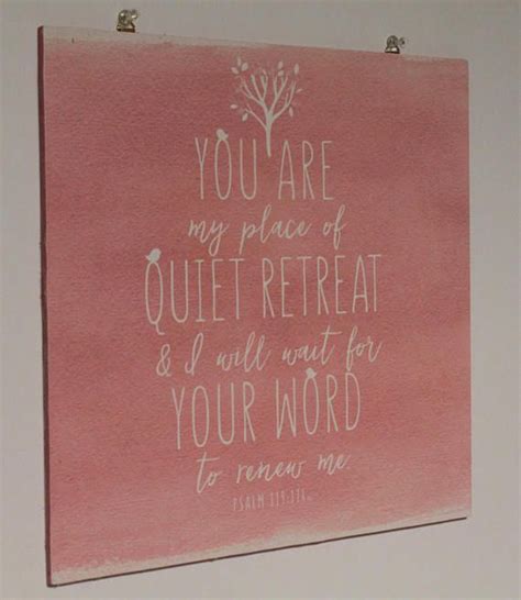 Quiet Retreat Wall Sign 12 X 12 Wall Signs Cool Walls Retreat