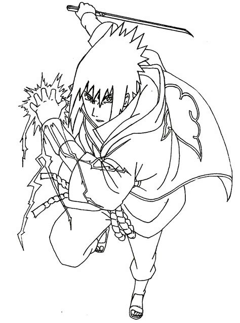 Desenho De Naruto Para Pintar