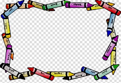 Download High Quality Crayons Clipart Border Transparent Png Images