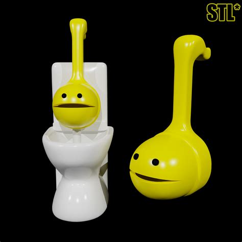 Stl File Otamatone Skibidi Toilet Funny Model D Print Object To