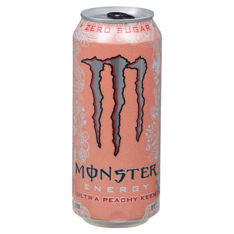 monster energy ultra peachy keen energy drink shop sports and energy drinks at h e b
