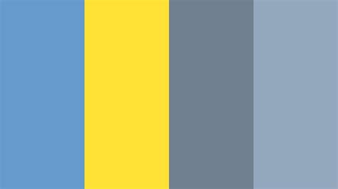 Blue Yellow Gray Color Palette Blue Yellow Grey Color Palette Yellow