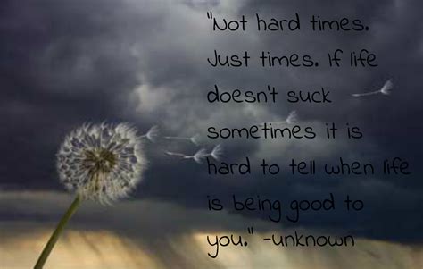 Hard Times In Life Quotes Quotesgram