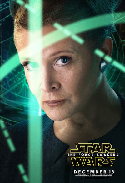 New Star Wars The Force Awakens Character Posters Showcases Stars