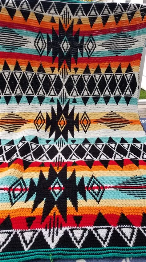 Native American Crochet Afghan Pattern